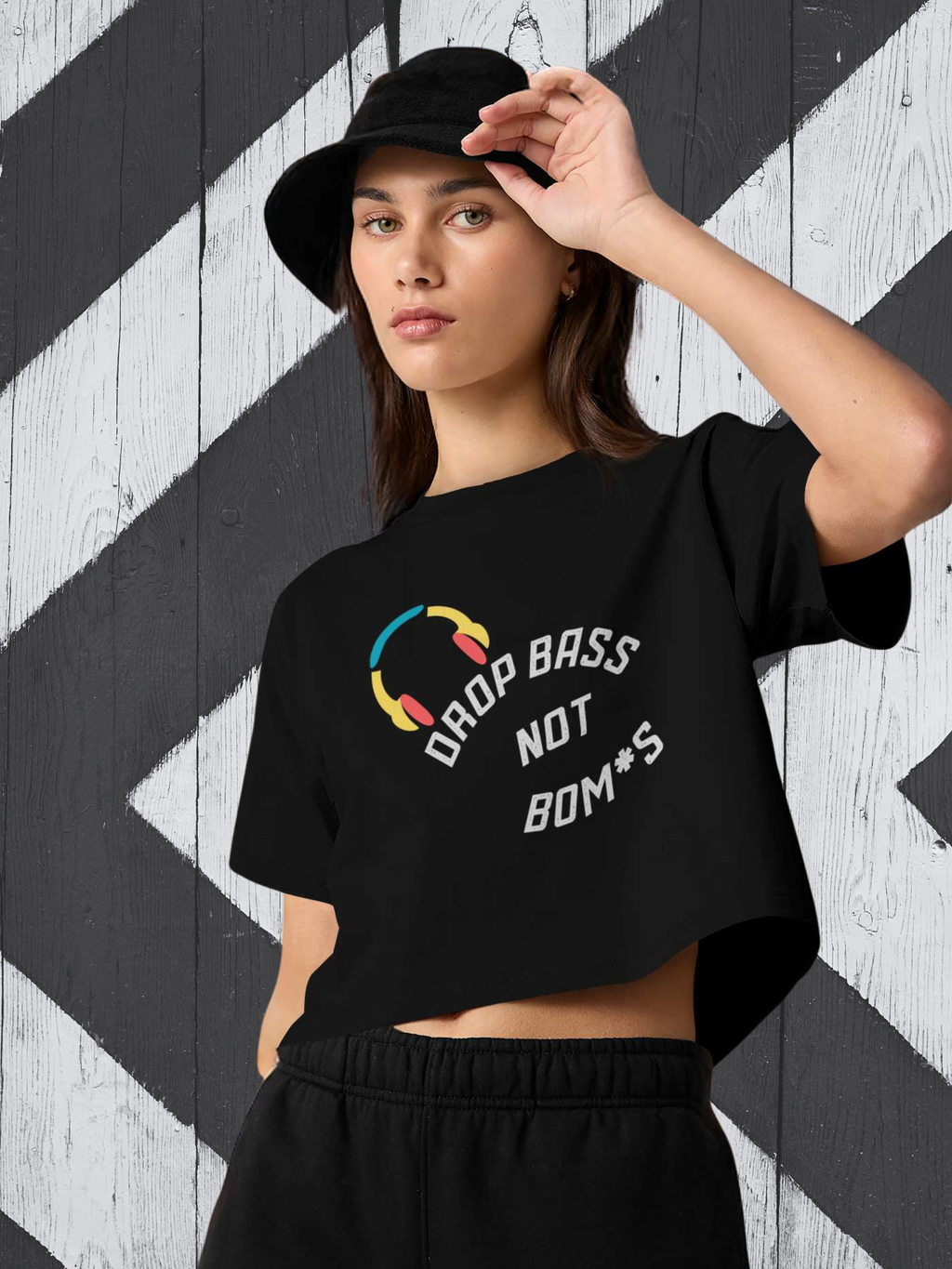 Drop Bass Street Crop Tee
