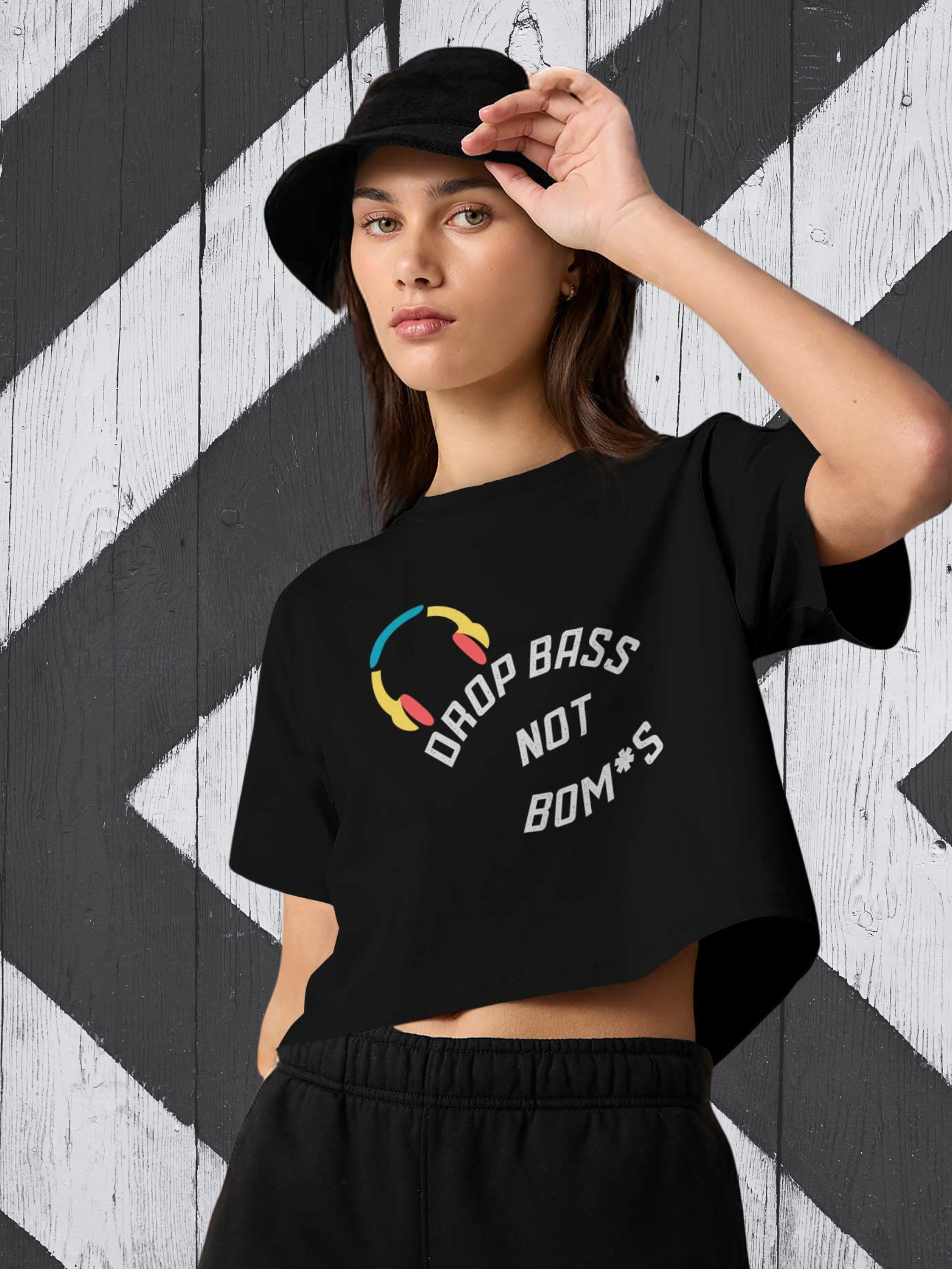 Drop Bass Street Crop Tee