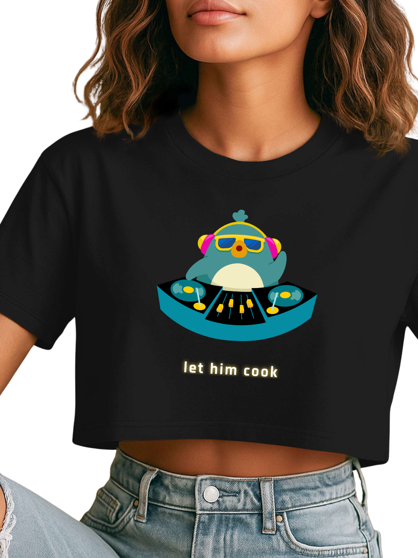 Let Him Cook Street Crop Tee