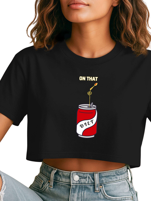 Coke Diet Street Crop Tee