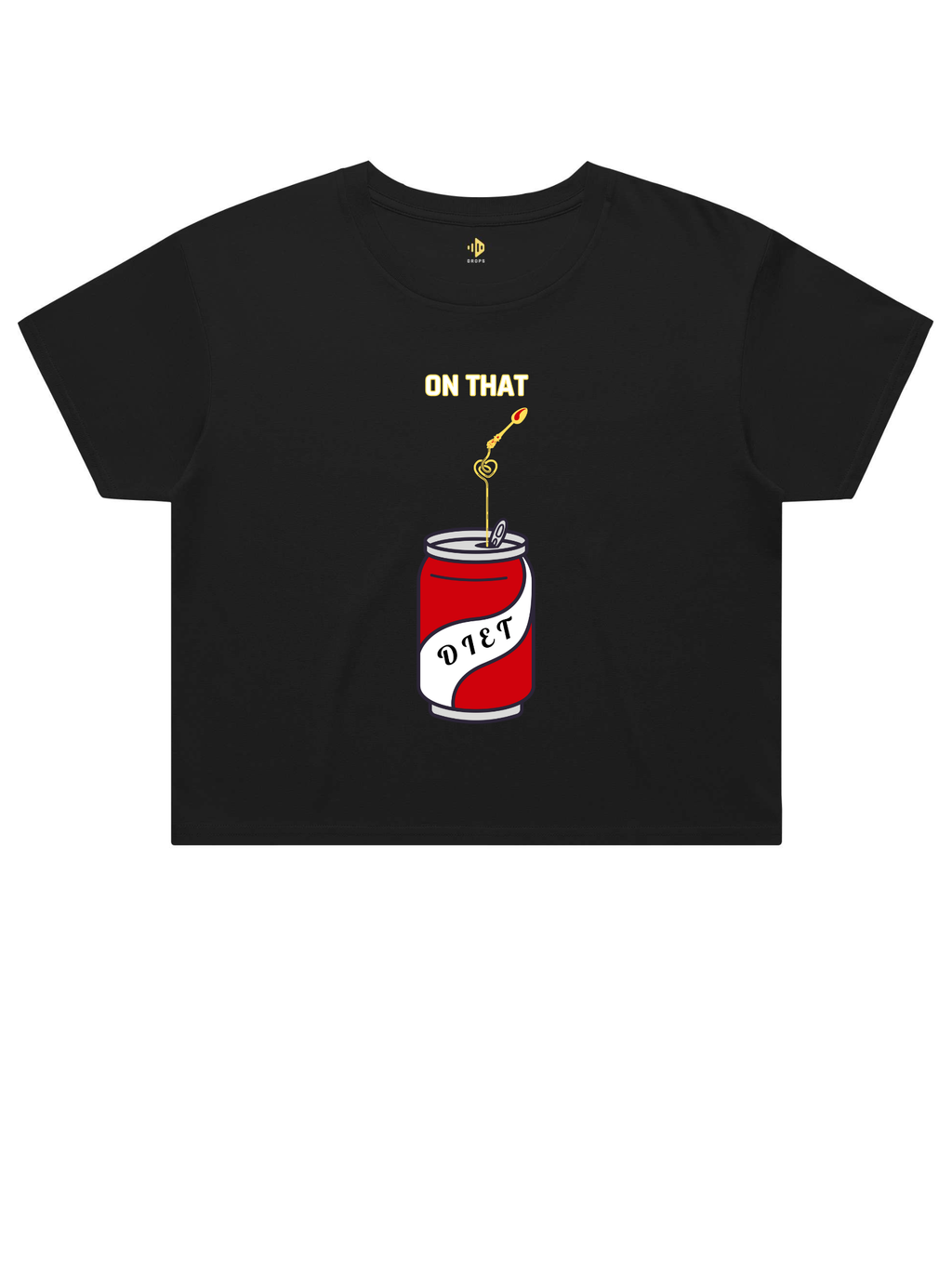 Coke Diet Street Crop Tee
