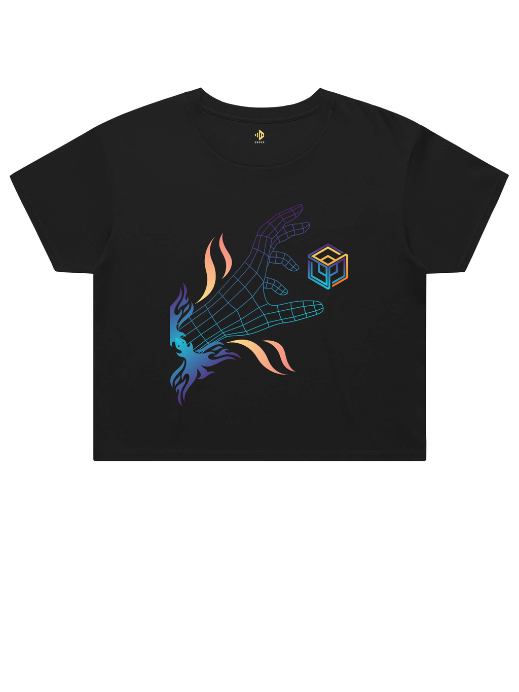 Cosmic Handshake Street Crop Tee