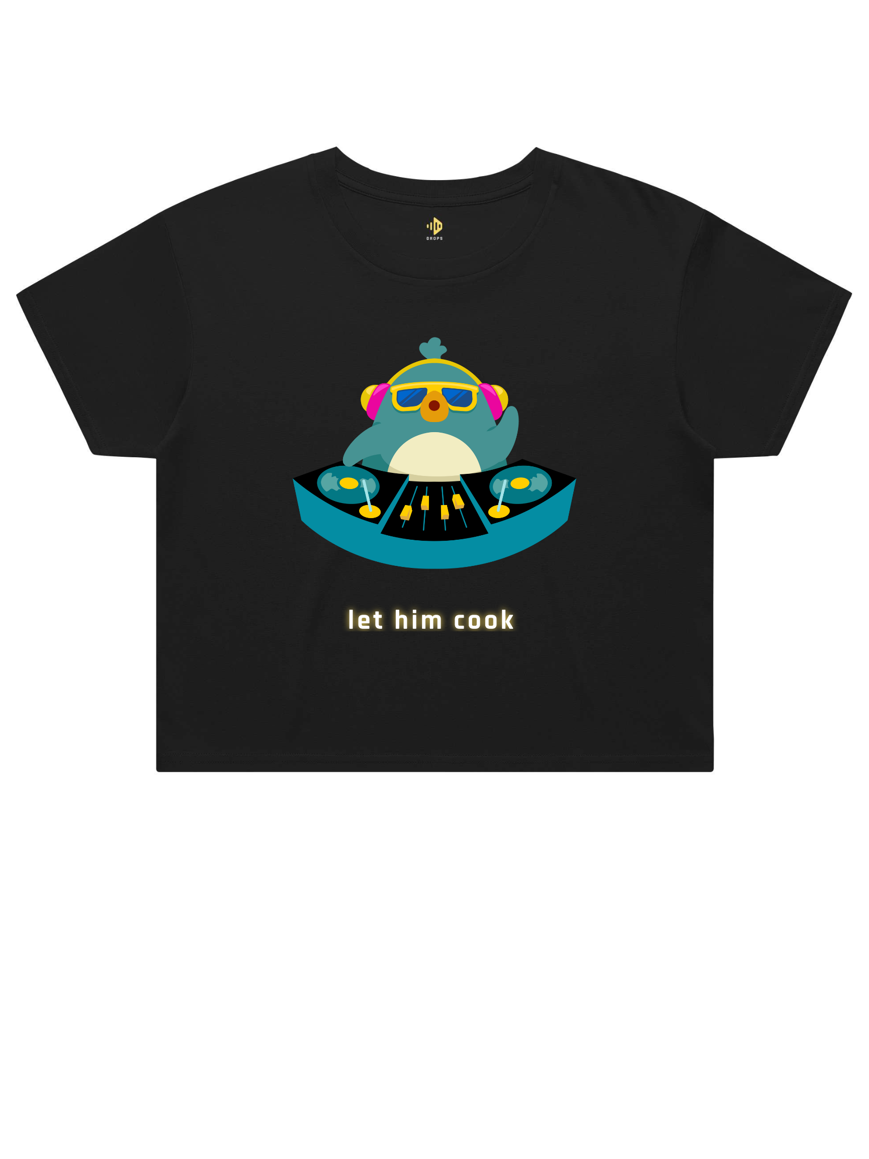 Let Him Cook Street Crop Tee