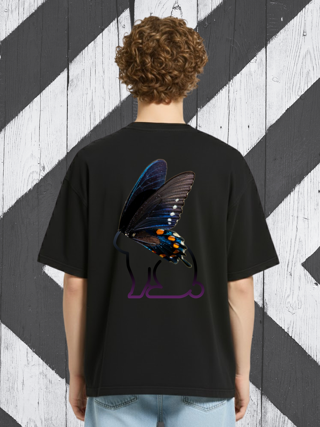Cosmic Butterfly Heavyweight Comfort Tee