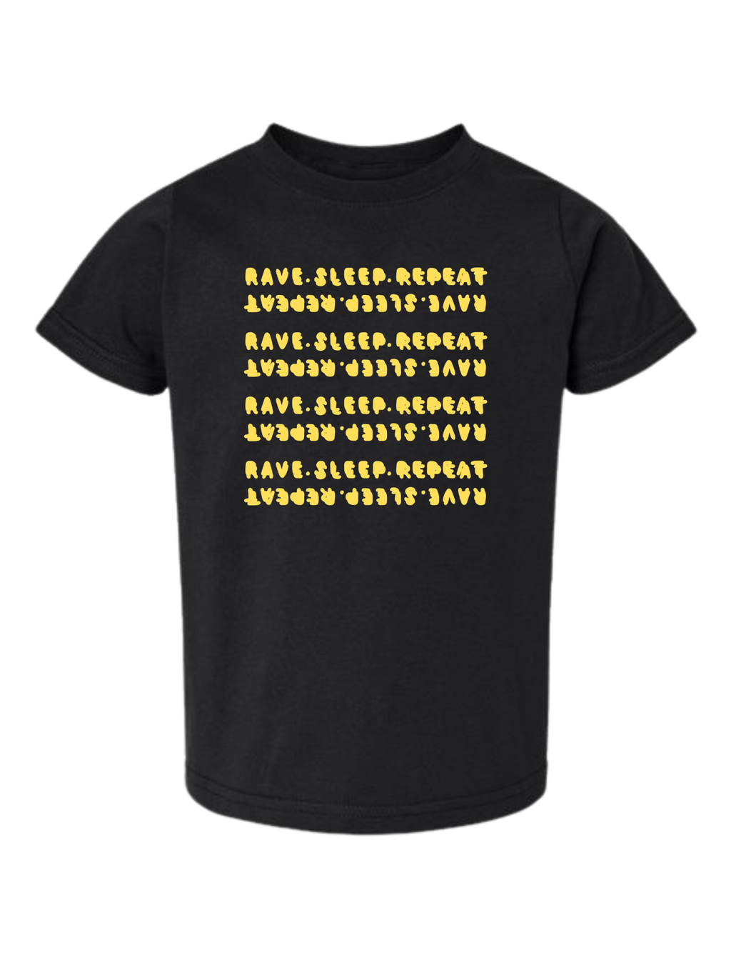 Rave-Sleep-Repeat Toddler Jersey Tee
